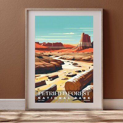 Petrified Forest National Park Poster, Travel Art, Office Poster, Home Decor | S3 - image4